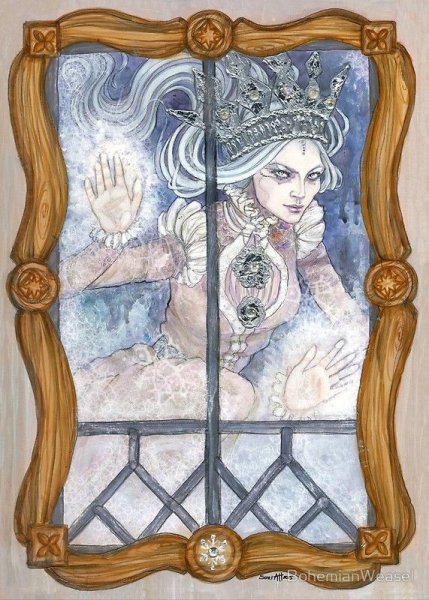 Снежная Королева заглядывает в окно