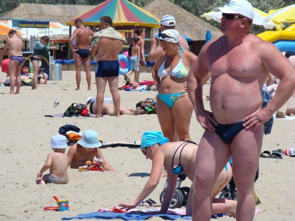 Жирный турист русский