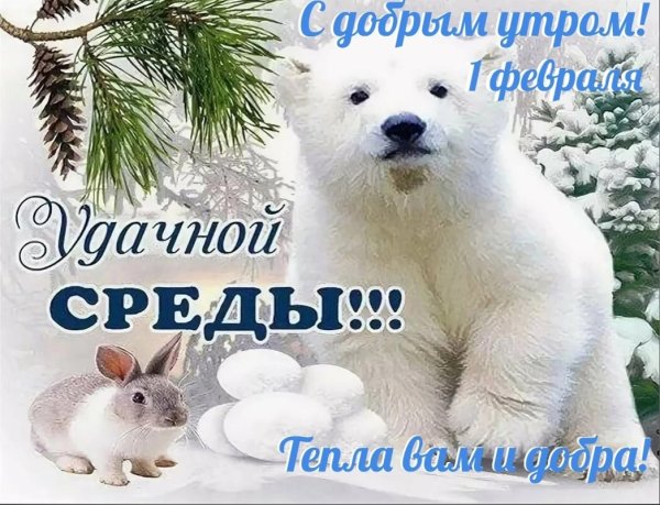 Доброе зимнее утро среды