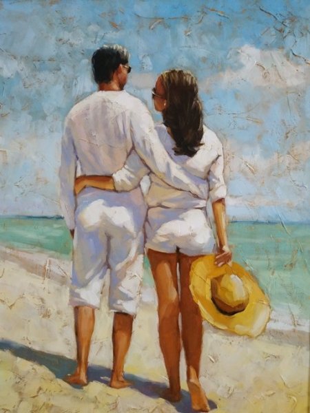 Картина влюбленная пара