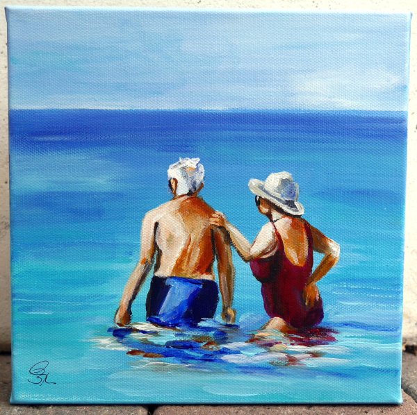 Две старухи на море