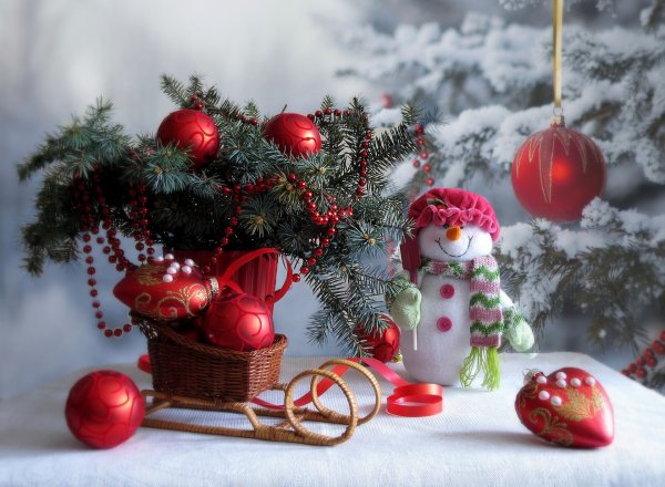 Зимние игрушки на новый год
