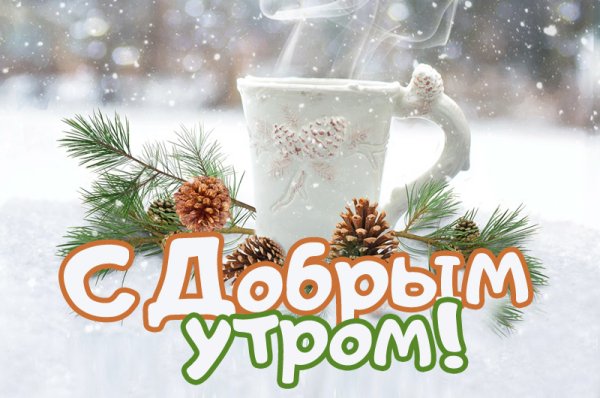 С добрым снежным утром