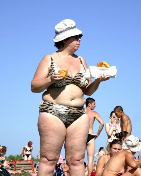 Толстые женщины напряжы