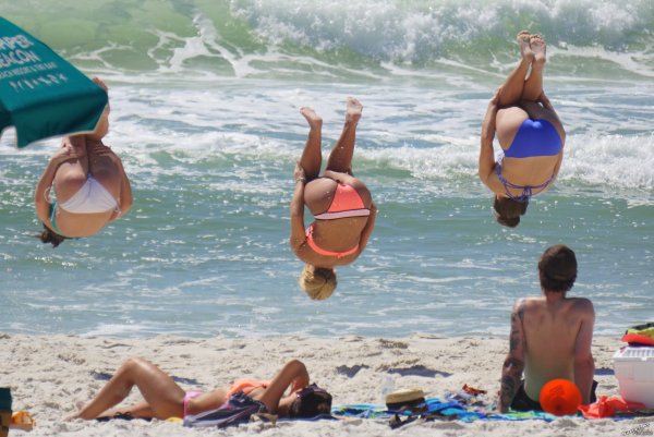 Смешные приколы на пляже