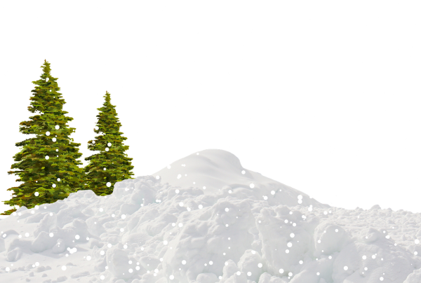 Снег на белом фоне
