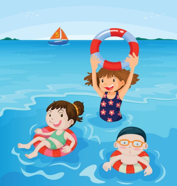 Море для детей мультяшные