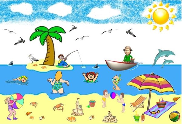 Beach задания для детей