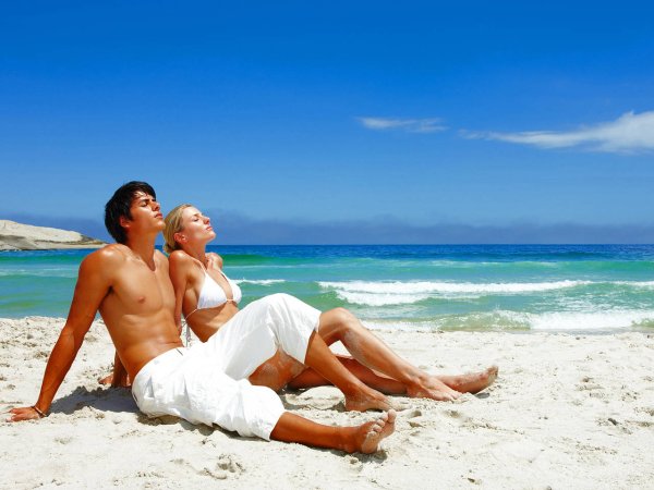 Муж на пляже