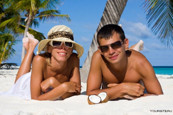 Парень на курорте