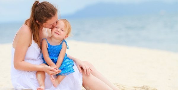 Фотосессия у моря мама с детьми