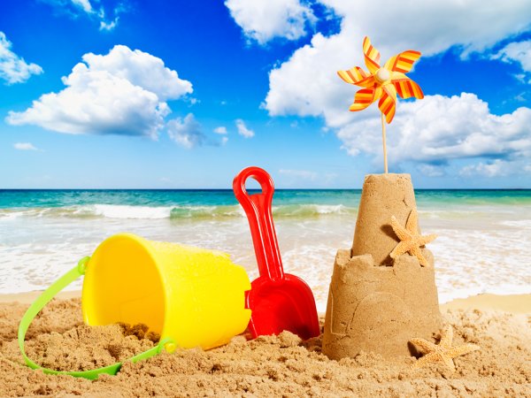 Лето море игрушки