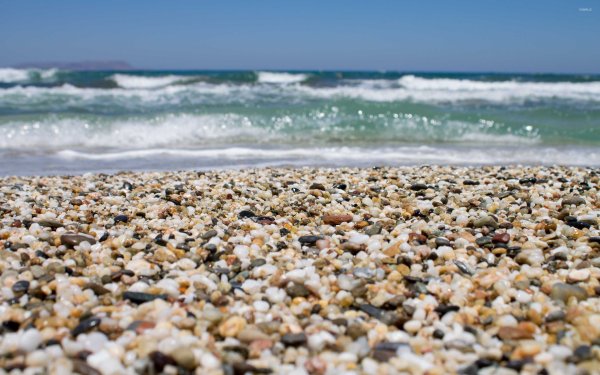 Пляж камешки Феодосия