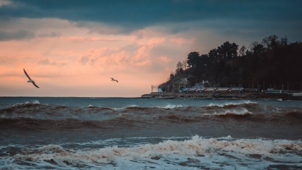 Морской пейзаж Сочи