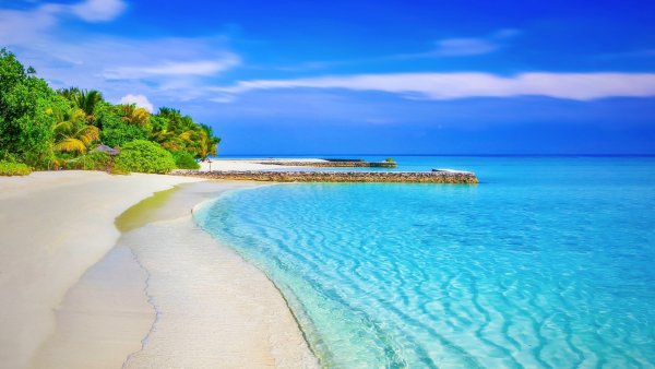 Море пляж панорама