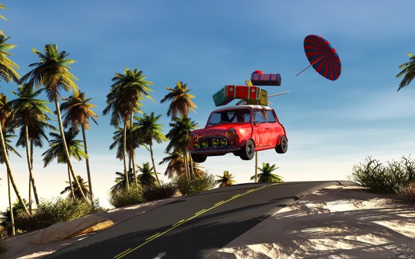 Автомобиль на пляже